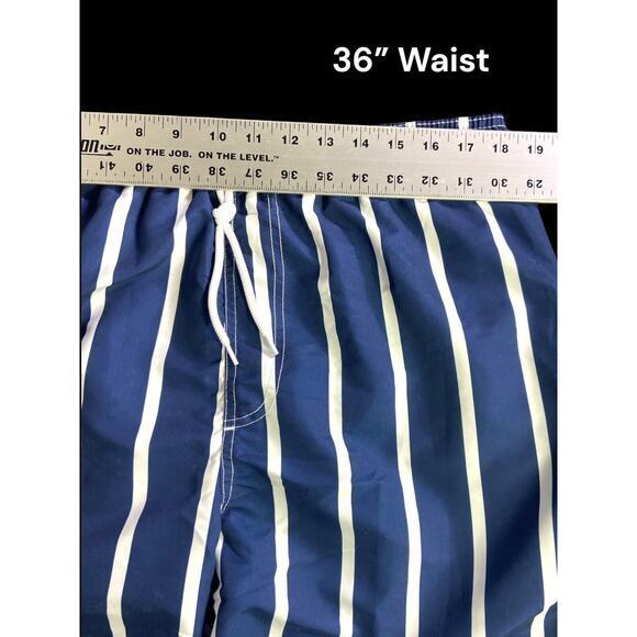 Manfinity Lot Of 2 Swim Shorts Tropical Drawstrings Pockets Mens Size XXL New - Picture 9 of 16